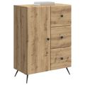 vidaXL Servírovacia skriňa Dub artisan 66 x 34,5 x 90 cm