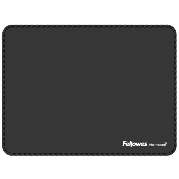 FELLOWES podložka pod myš BREYTA XL/ 280mm x 210mm x 2,5mm/ černá Podložka pod myš, 280 × 210 mm, antibakteriální úprava Microban®, protiskluzová, z recyklovaných materiálu, cerná