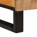 vidaXL Konferenčný stolík Prírodná 80 x 50 x 40 cm Masívne mango drevo