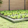 vidaXL Slimákové zábrany 20 ks 100 x 3,5 x 25 cm Pozinkovaná oceľ