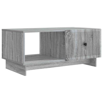 vidaXL Konferenčný stolík Sivá sonoma 90 x 50 x 40 cm Kompozitné drevo