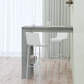 vidaXL Nástenný barový stôl sivý sonoma 102x45x103,5 cm spracov. drevo