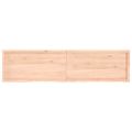 vidaXL Stolová doska 200x50x(2-6) cm, neošetrený dubový masív