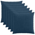 vidaXL Poťah na podložku 6 pcs HEERLEN Námornícka modrá 60 x 60 cm
