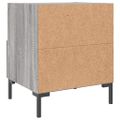 vidaXL Nočné stolíky 2 ks sivé sonoma 40x35x47,5 cm kompozitné drevo