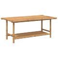 vidaXL Konferenčný stolík 110x55x45 cm bambus