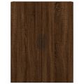 vidaXL Nástenné skrinky 2 ks hnedý dub 69,5x34x90 cm