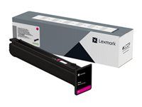 Purpurová - originálna - puzdro - kazeta s farbivom LCCP - pre Lexmark XC9535