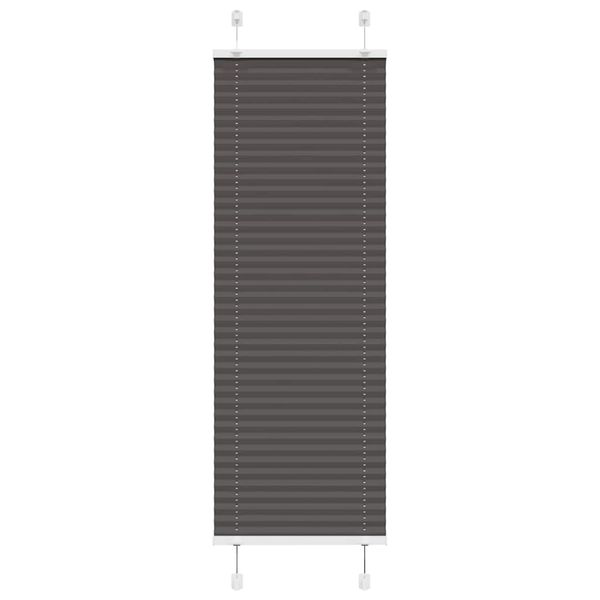 vidaXL plisovaná roleta čierna 40x100 cm Šírka látky 39,4 cm