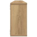 vidaXL Nástenné poličky v tvare kocky 100x15x30 cm kompozitné drevo