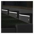 LED záhradné solárne nástenné svietidlo VEREA, senzor súmraku, 10,7 x 15,4 x 13 cm