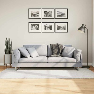 vidaXL Koberec OVIEDO, krátky vlas, krémový 100x200 cm