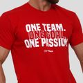 Tričko One Team Red - GymBeam