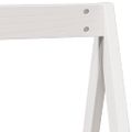 vidaXL Strecha na detskú posteľ biela 209x85,5x88 cm borovicový masív