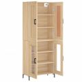 vidaXL Vysoká skrinka dub sonoma 69,5x34x180 cm spracované drevo