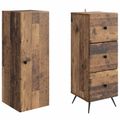 vidaXL Sada skríň 2 ks 34,5 x 34,5 x 90 cm Kompozitné drevo
