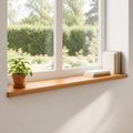vidaXL Parapety 2 ks Svetlohnedá 110 x 25 x 2 cm Masívne bukové drevo