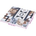 vidaXL Samo-lepiace podlahové dosky Mono vzor 30,5 x 30,5 cm 20 ks PVC