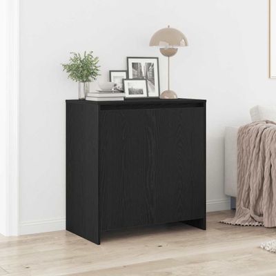 vidaXL Komoda, čierny dub, 70x41x75 cm, imitácia dreva