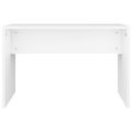 vidaXL Sada toaletného stolíka biela 86,5x35x136 cm