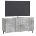 vidaXL TV skrinka Betónovo sivá 99 x 34,5 x 52 cm Kompozitné drevo
