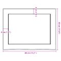 vidaXL Nástenná polica 40x30x(2-4) cm neošetrený dubový masív