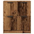 vidaXL Komoda staré drevo 60x30x70 cm kompozitné drevo