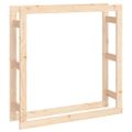 vidaXL Stojan na palivové drevo 100x25x100 cm masívna borovica
