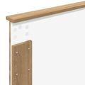 vidaXL Rám postele Remeselný dub 100 x 200 cm Kompozitné drevo