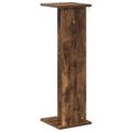 vidaXL Stojan na rastliny Dymový dub 25 x 25,5 x 80,5 cm