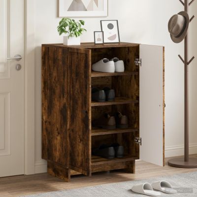 vidaXL Skriňa na topánky EDE 59,5 x 39,5 x 90 cm Kompozitné drevo
