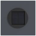 vidaXL Solárne LED svetlo na chodník 2 ks Teplá biela 18 x 18 x 80 cm