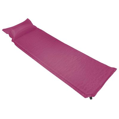 vidaXL Nafukovací matrac s vankúšom ružový 66x200 cm