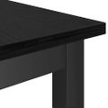 vidaXL Jedálenská lavička Čierny dub 100 x 32,5 x 48,5 cm