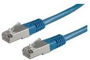 Patchkábel S/FTP, Cat6, 2xRJ45, 3m modrý