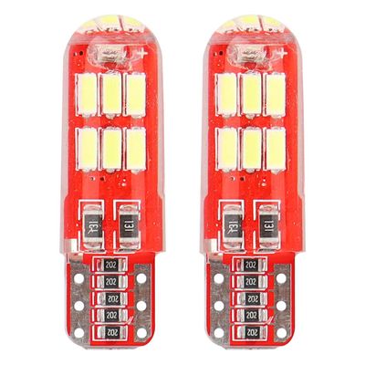 LED žiarovky CANBUS 15SMD 4014 T10e (W5W) SILCA biela 12V AMiO-01443