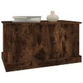 vidaXL Úložný box dymový dub 70x40x38 cm spracované drevo