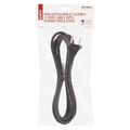 Flexo šnúra gumová 2× 1mm2, 3m, čierna