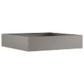 vidaXL Obrubník trávnika 60 x 60 x 13 cm Hrdzavý