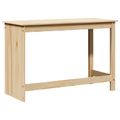 vidaXL Stôl Hnedá 112 x 50 x 75 cm Masívne borovicové drevo