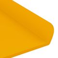 vidaXL Závesná polica 2 ks Horčicová žltá 100 x 9 x 2,5 cm Oceľ