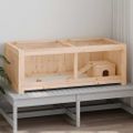 vidaXL Klietka pre škrečka 104x52x38 cm jedľové masívne drevo