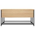vidaXL Konferenčný stolík dub sonoma 80x80x40 cm kompozitné drevo