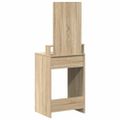 vidaXL Toaletný stolík Sonoma dub 50 x 41 x 140 cm Kompozitné drevo