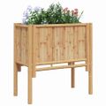 vidaXL Zvýšený záhon Hnedá 70 x 35 x 70 cm Bambus