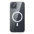 Puzdro na telefón Baseus Magnetic Crystal Clear pre iPhone 13 (priehľadné) s ochranným krytom displeja z celoplošného tvrdeného skla a čistiacou súpravou