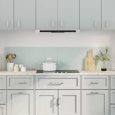 vidaXL Kuchynský obklad 2 pcs Biela 90 x 40 cm tvrdené sklo