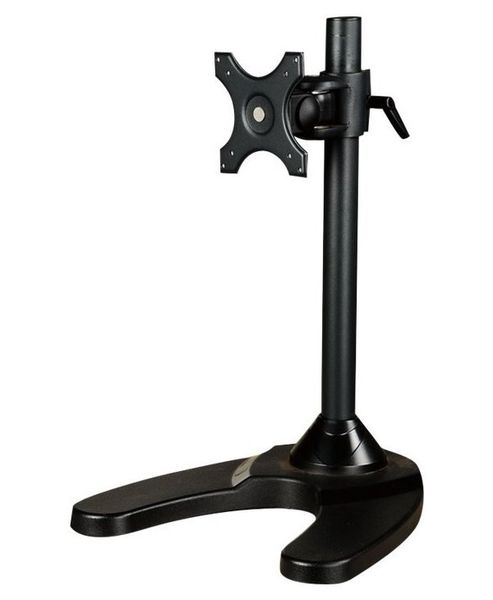 Neomounts FPMA-D700/Držák displeje/na stůl/10-30"/stojan+průchodka/VESA 100X100/nosn. 10kg/1 displej/černý Stojan, VESA, stolní, pro plochý monitor, úhloprícka 10"-30", náklon 180°, otácení 180°, rotace 360°, nosnost 10kg, cerný