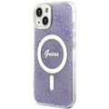 Guess case for iPhone 14 6,1" GUHMP14SH4STU purple hardcase Magsafe IML 4G