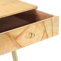 vidaXL Písací stôl so zásuvkami 100x55x75 cm, mangový masív